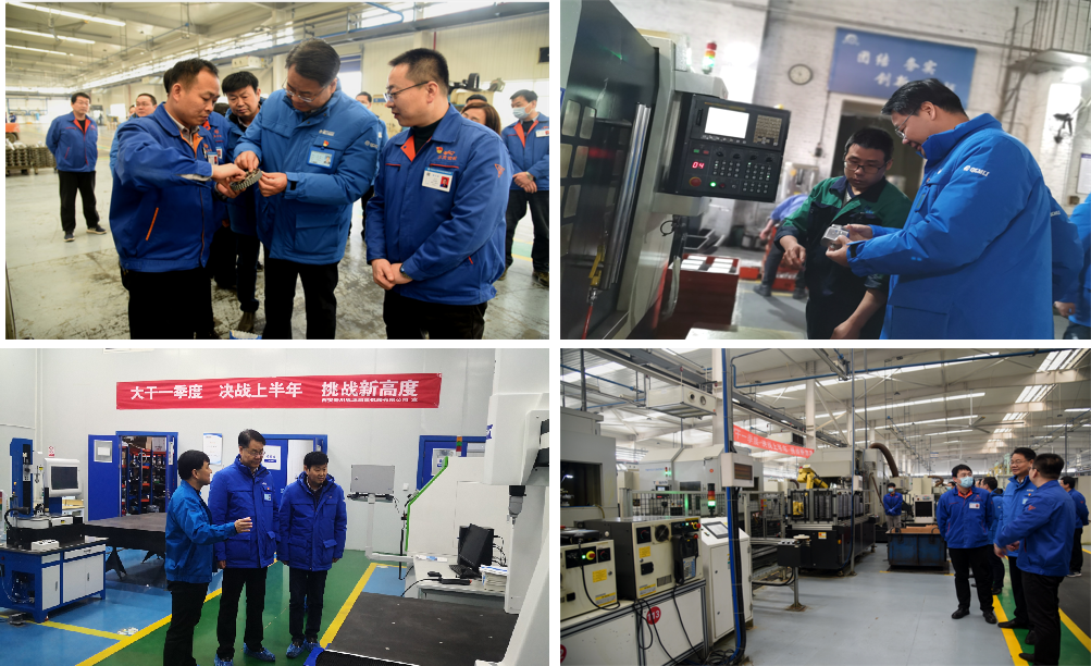 集團(tuán)公司領(lǐng)導(dǎo)帶隊深入各企業(yè)督導(dǎo)檢查工作